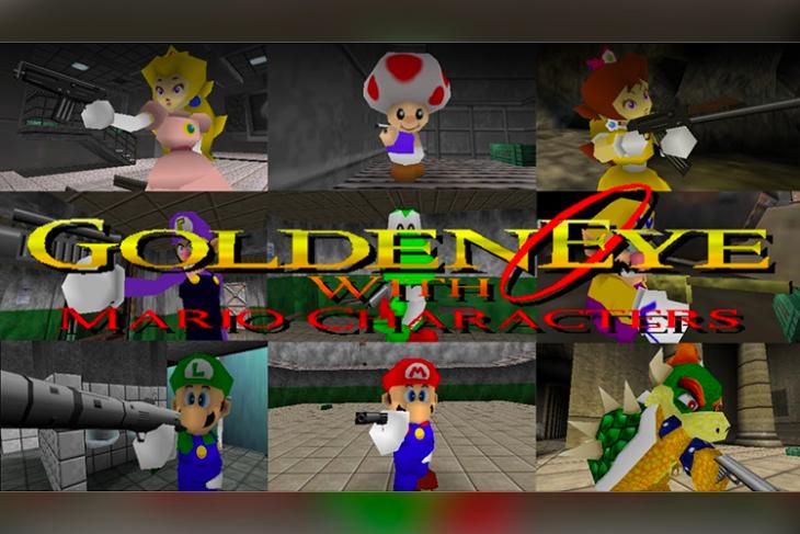 Play Goldeneye 007 as Mario with This Mod