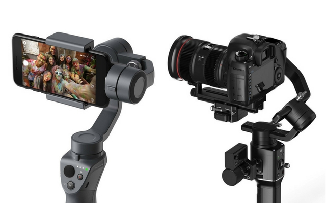 DJI's new range of handheld stabilizers