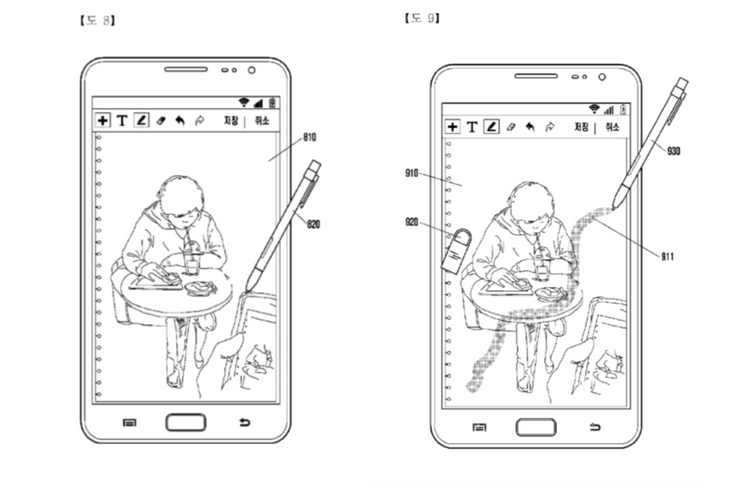 Samsung S-Pen patent