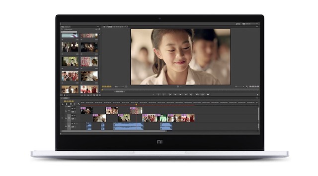 mi notebook air video editing