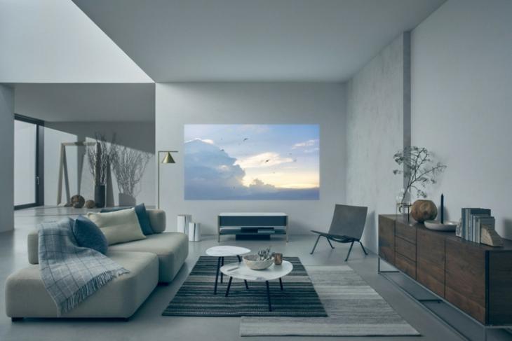 Sony Unveils a $30,000 4k Projector with Glass Speakers and Marble Top