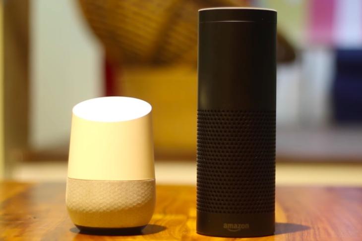 alexa google home smart speaker assistants