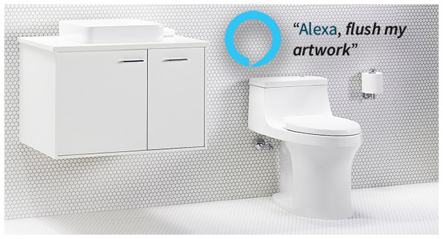 alexa bathroom