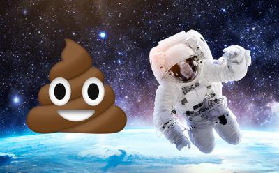 astronaut poop