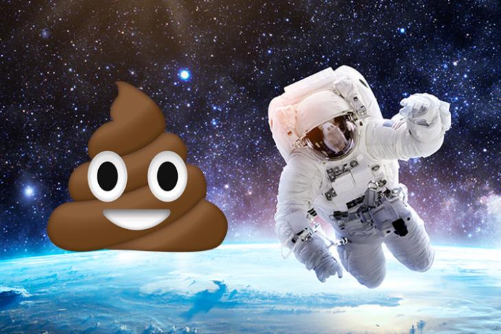 astronaut poop