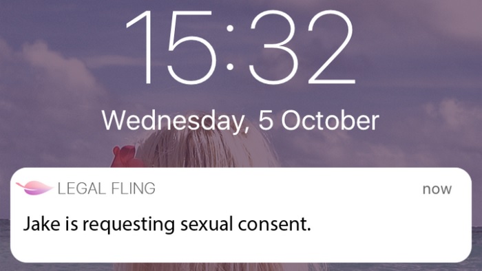 Blockchain based sexual consent