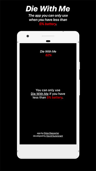 ‘Die With Me’ Is a Chat App You Can Only Use with Less than 5% Battery