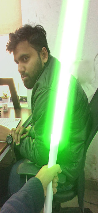 This ARKit App Turns a Piece of Paper into a Lightsaber