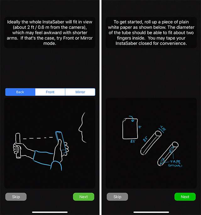 This ARKit App Turns a Piece of Paper into a Lightsaber