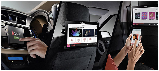 Ola Bets Big On In-Cab Entertainment and Productivity System "Ola Play"