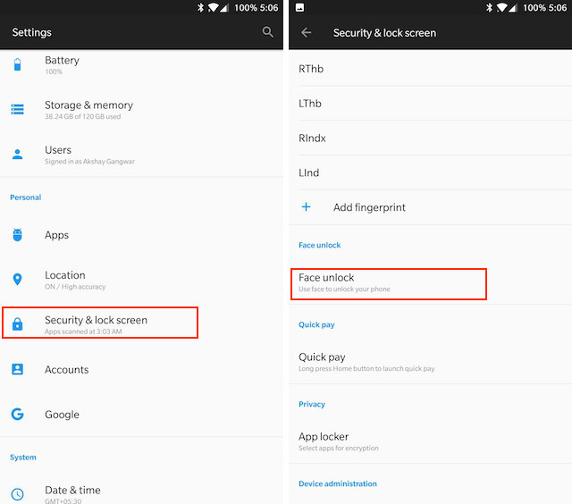 oneplus 5 face unlock step 4 edited