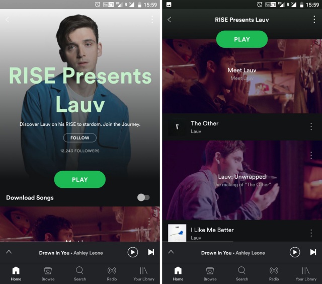 Spotify's New 'Spotlight' Feature Adds Visual Elements to Jazz-up