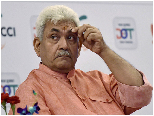 Telecom Minister Manoj Sinha