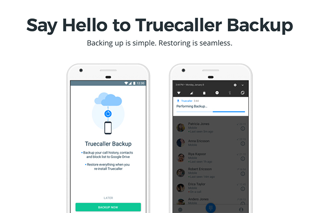 Truecaller For Android Gets Google Drive Backup Option 