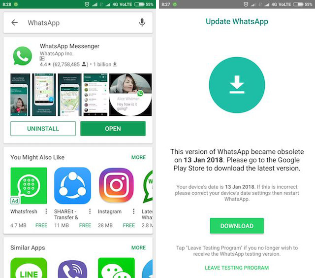 Xiaomi Claims Responsibility for Recent 'WhatsApp Obsolete' Issue in ...