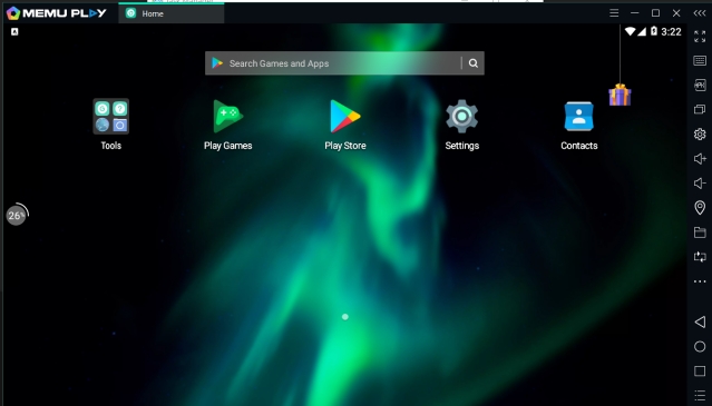 MEmu Play interface on windows 11