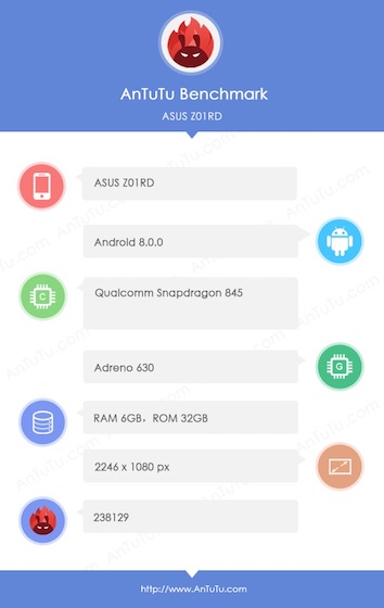 Ausus Z10R1 specification