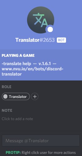 Discord Translator Bot Free