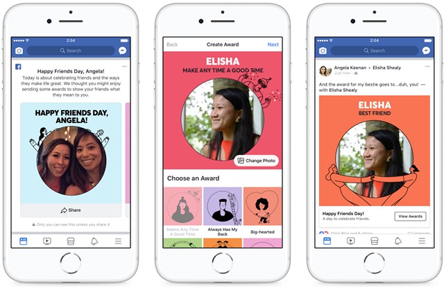 Facebook Celebrates ‘Friends Day’ with Friends Awards, Personalized Videos and More