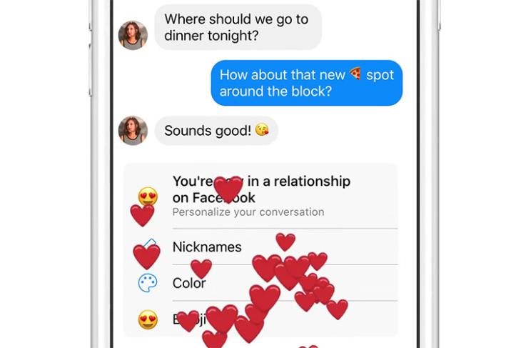 Facebook Messenger Valentine’s Day