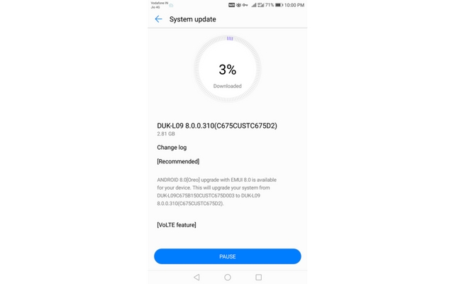 Honor 8 Pro Users in India Starts Receiving Android Oreo-Based EMUI 8.0 Update
