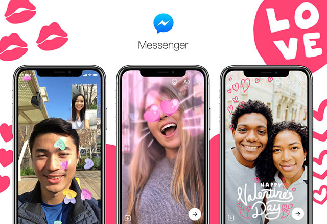 Messenger Valentine's Day Filters