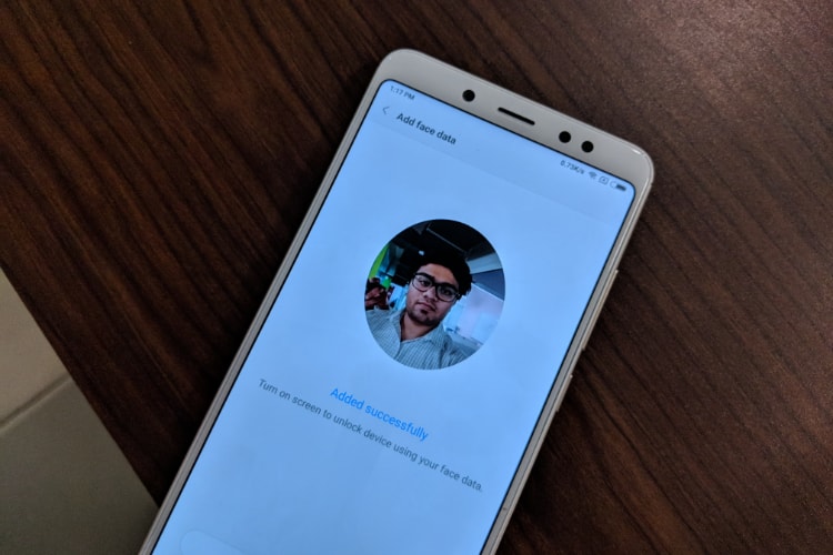 Redmi Note 5 pro Introduces Face Unlock with New OTA Update