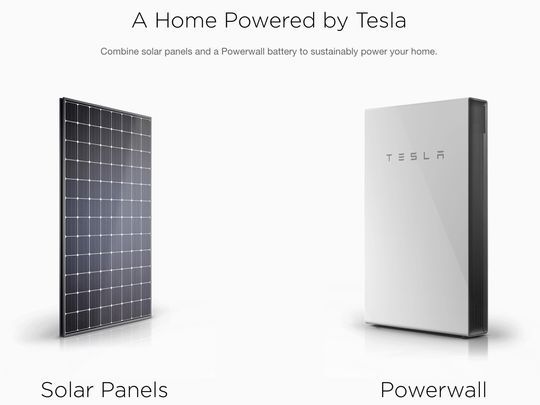 Tesla solar deals panel brand