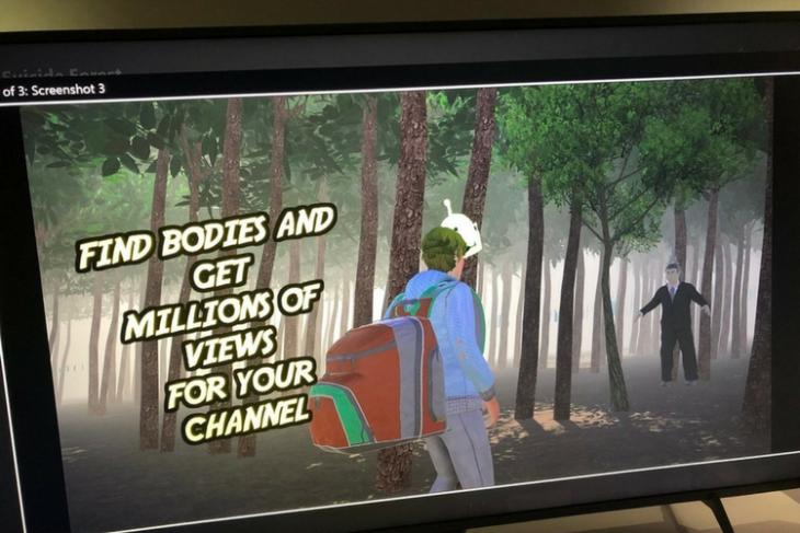 The Suicide Forest Xbox Parody game
