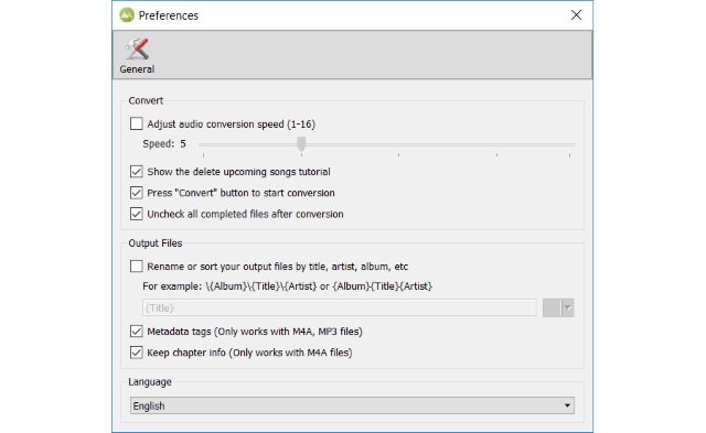 Adjust Conversion Speed