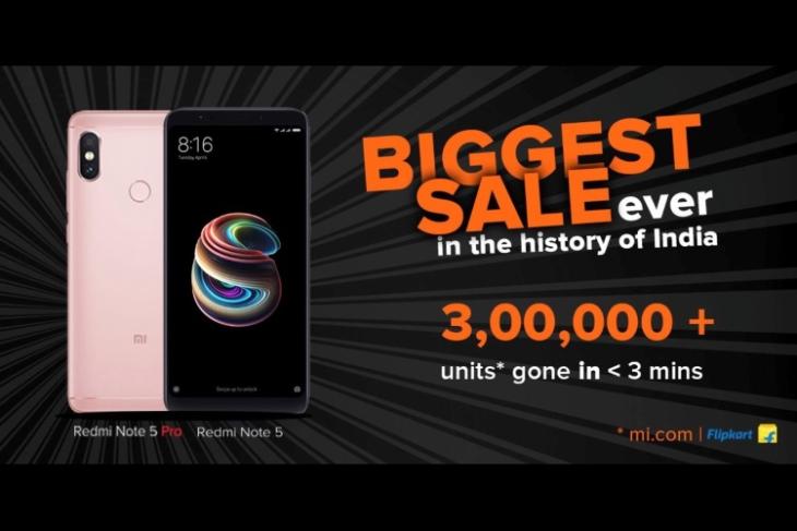 Users Show Anger Over Xiaomi Redmi Note 5, Note 5 Pro and Mi TV 4 Flash Sale