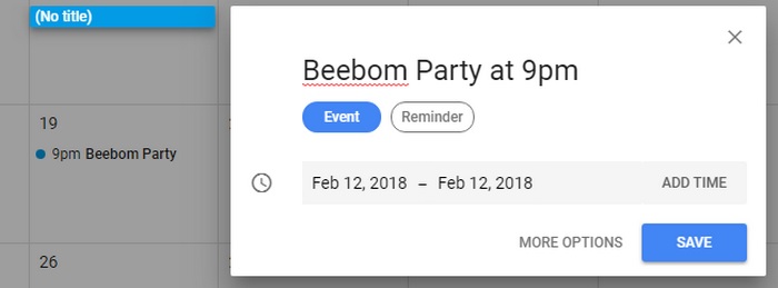 Google Calendar Can Now Detect Event Time from the Event Title