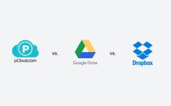 pCloud vs Google Drive vs DropBox