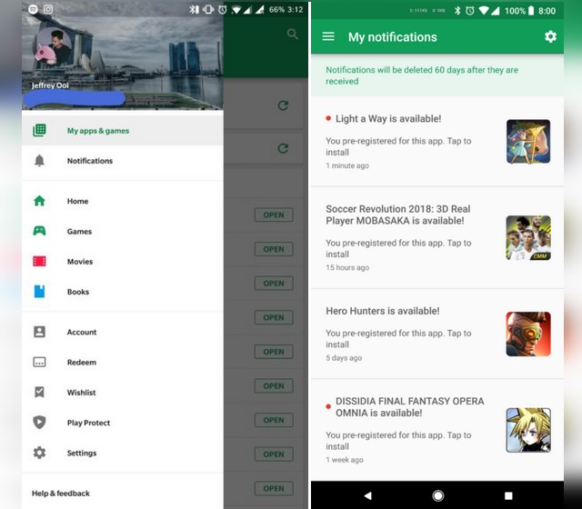 Google Play Store Update Brings Notification Section and Public Edit History of Reviews