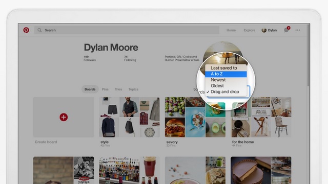 Pinterest Now Lets You Organize, Archive and Reorder Pins, Boards