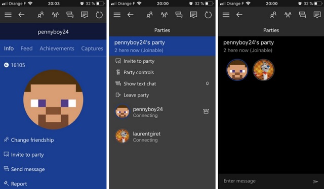 Xbox chat 2025 on phone