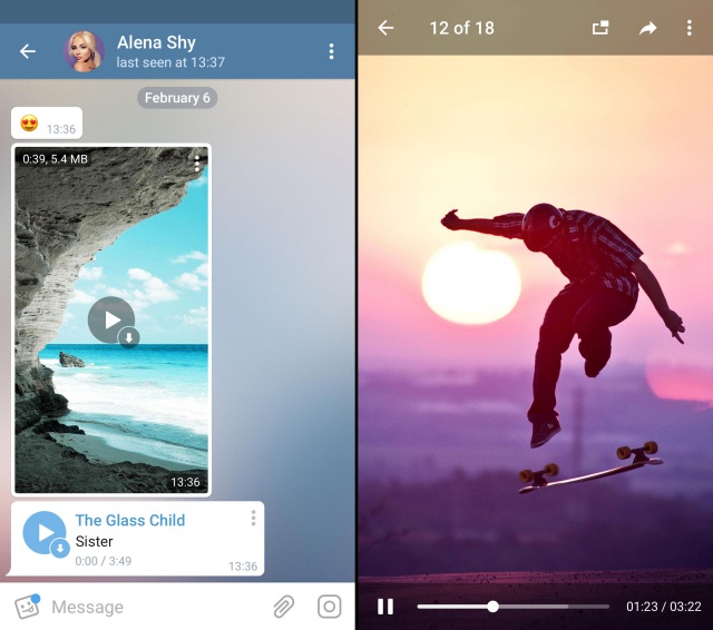Telegram for Android Adds Video Streaming, New Login Functionality And