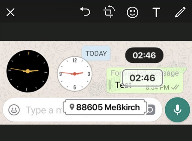 WhatsApp on iOS Gets Time and Location Stickers, With Spam Alert and Data Downloads Coming Soon