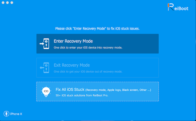 1 - enter and exit recovery mode