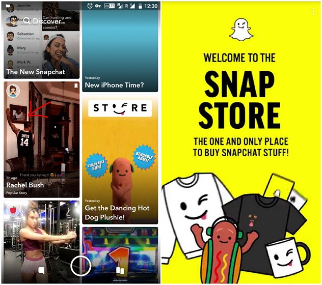 10. Buy Merchandise from Snap Store 1