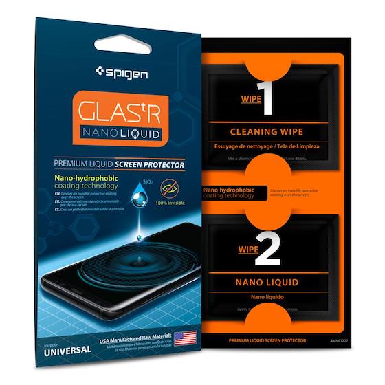 2. 2. Spigen Galaxy S9 Glas.tR Nano Liquid Screen Protector