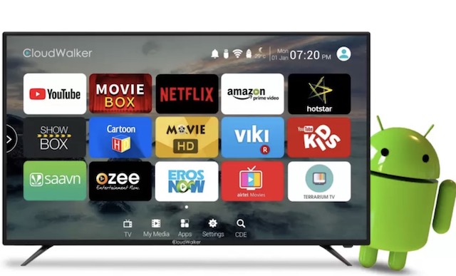 2. CloudWalker 4K LED Smart TV - CLOUD TV 55SU