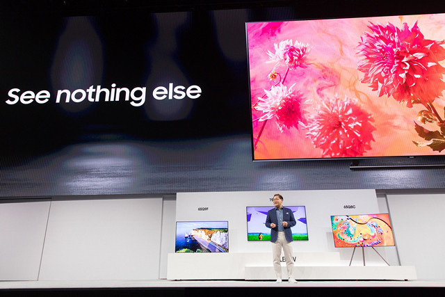 Samsung Unveils 2018 QLED TV Lineup With Bixby And SmartThings Focus