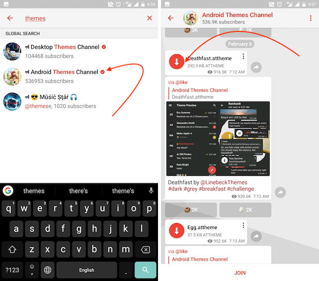 4. Custom Theme Your Telegram 4b