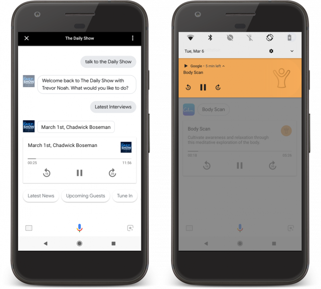 Google Assistant Gets Notifications, Premium Content from Apps, Media Playback Controls