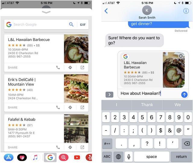 Google App on iOS Now Comes With iMessage Extension, Drag and Drop Support and More