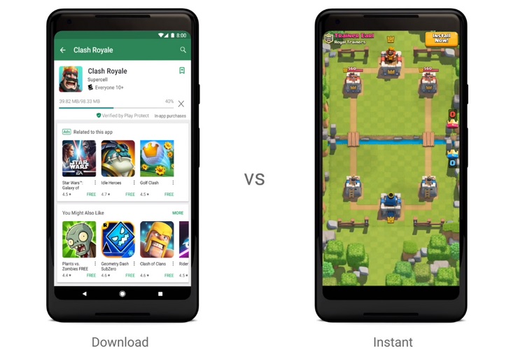Google Introduces Google Play Instant, Lets Users Play a Demo Before Installing Games