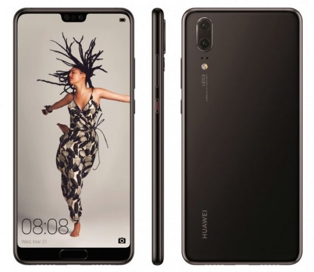 Huawei P20 Series Renders Show Off Triple Camera And Notch on Front