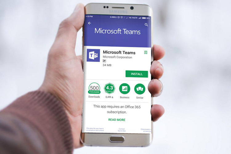 Microsoft Teams website