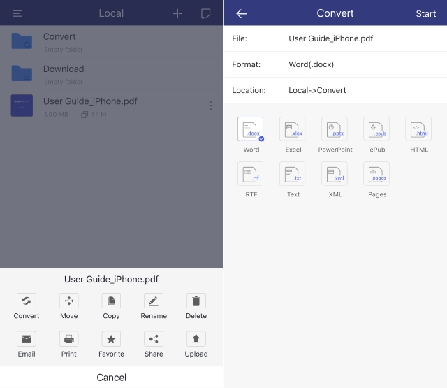 PDFelement Converting